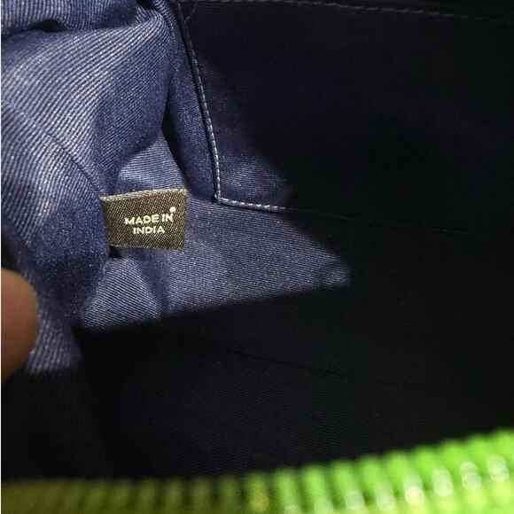 COACH Vintage Y2K EST. 1941 Leatherware Green Mini Shoulder Baguette Bag - Picture 7 of 8